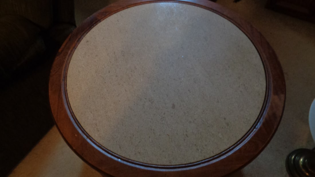 Round Table - Marble Type Top - 2