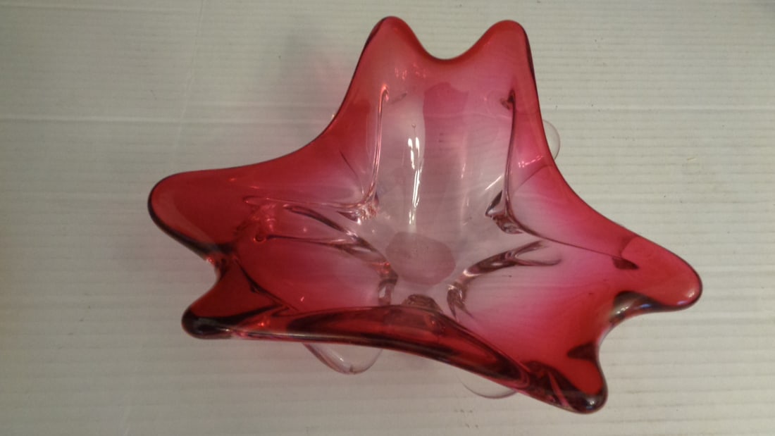 Vintage Mid-Century Modern Art Glass Dish - 2