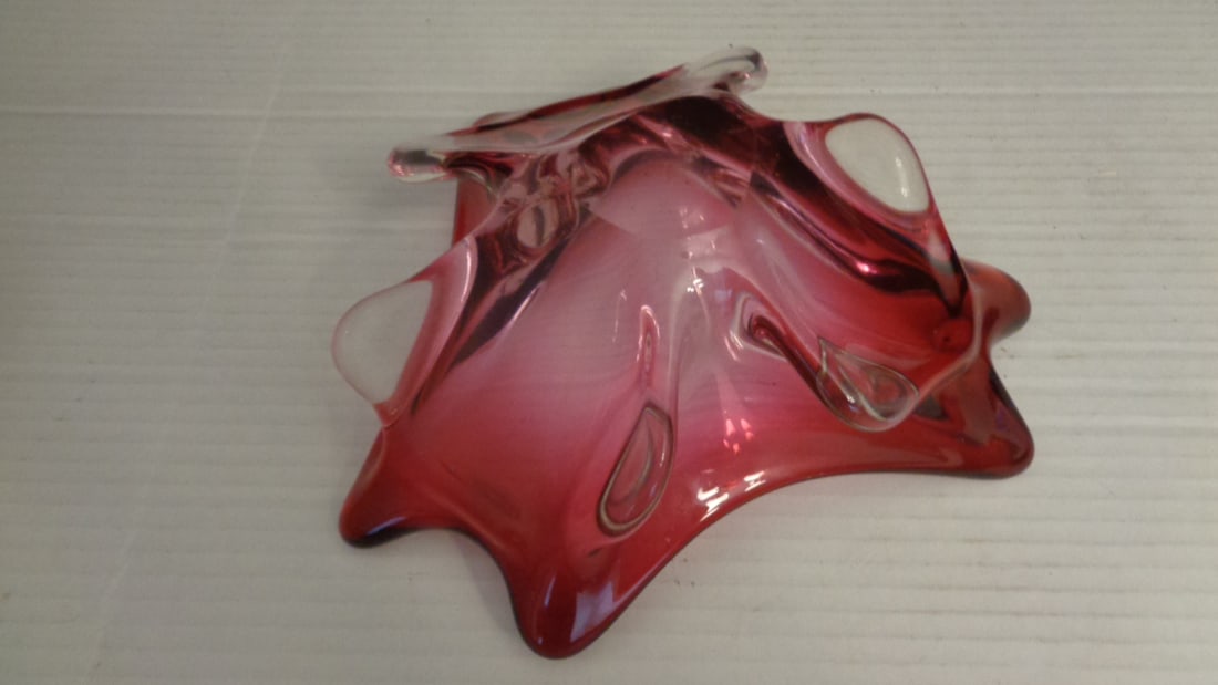Vintage Mid-Century Modern Art Glass Dish - 3