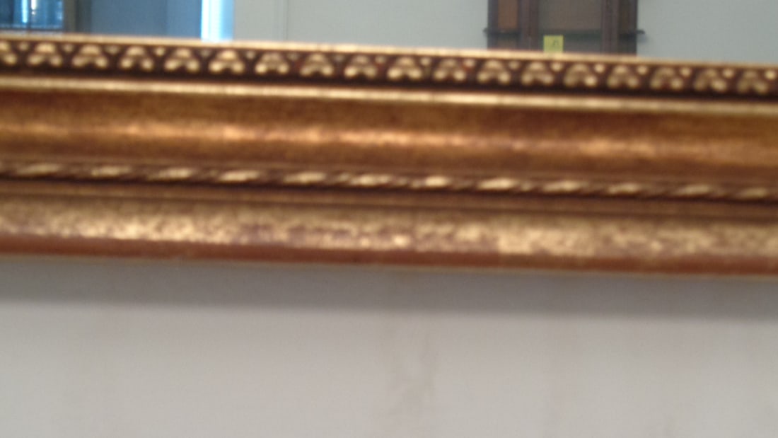 Gold Framed Mirror - 2