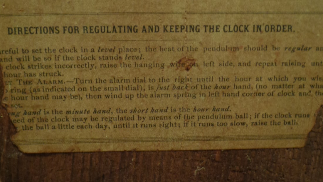 Victorian Shelf Clock "Gingerbread Clock" - 9