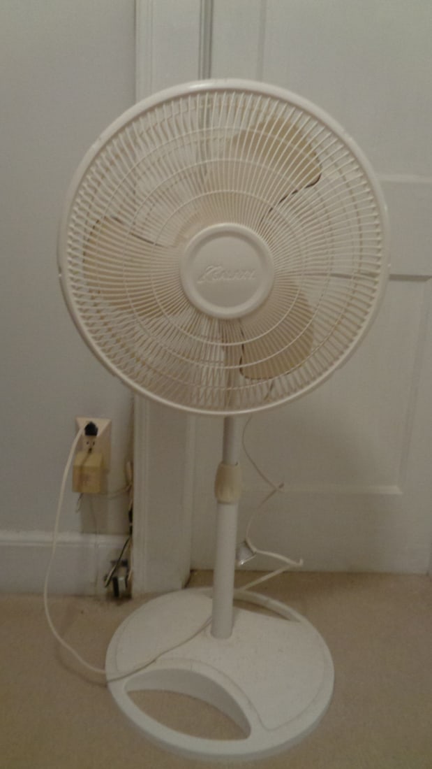 Galaxy Floor Fan: Working; adjustable height