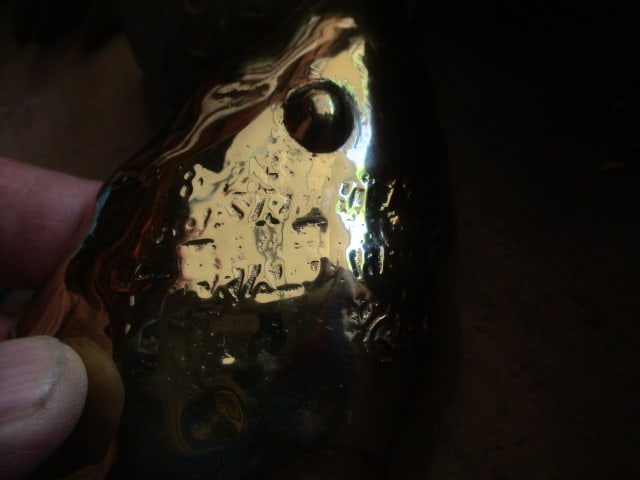 Brass Bell, Brass and Plastic Bird Set and Brass Leaf - 5