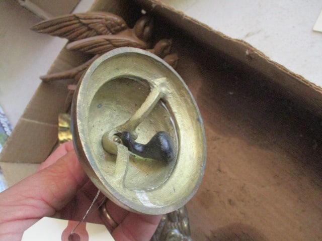 Brass Bell, Brass and Plastic Bird Set and Brass Leaf - 9
