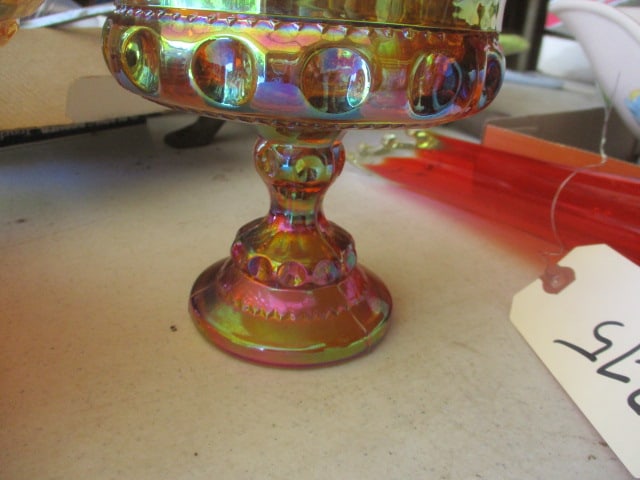 Three Carnival Glass Bowls - 6
