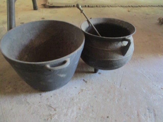Cast Iron Kettle and Caldron: .