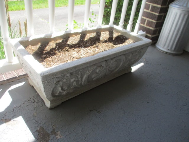 Concrete Scroll Planter (1 of 3)