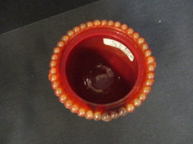 Opalescent Footed Toothpick Holders (3 Slag Glass) - 6