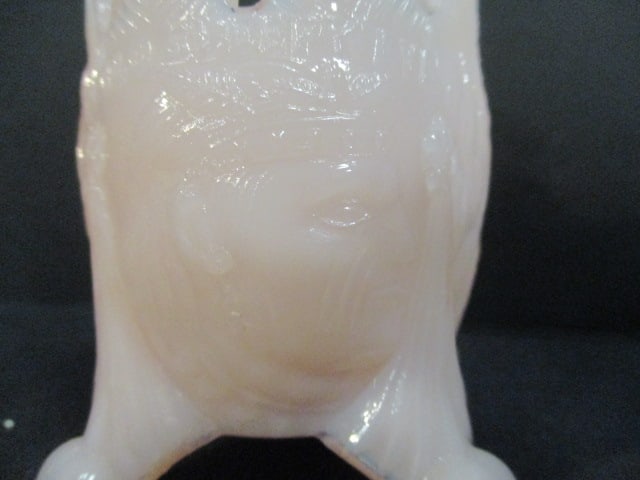 Opalescent Footed Toothpick Holders (2 Green/2 Pink) - 6