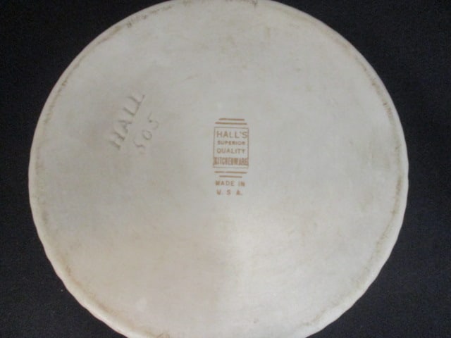 Hall's Jewel Tea 'Orange Poppy' Casserole Dish - 3