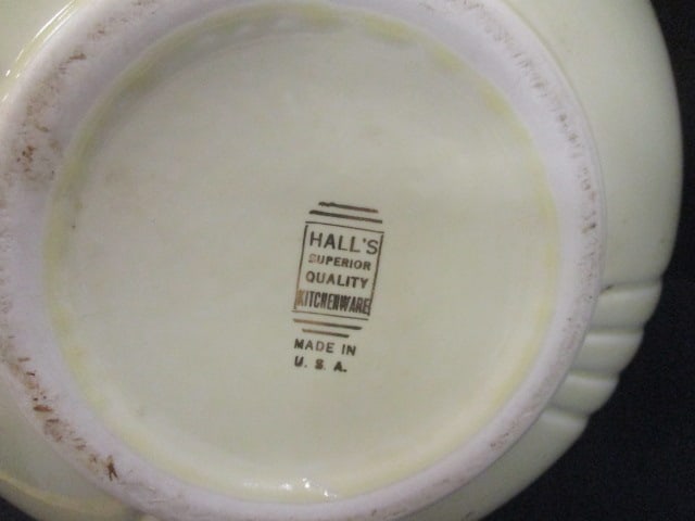 Hall's Jewel Tea 'Orange Poppy' Mixing Bowl - 3