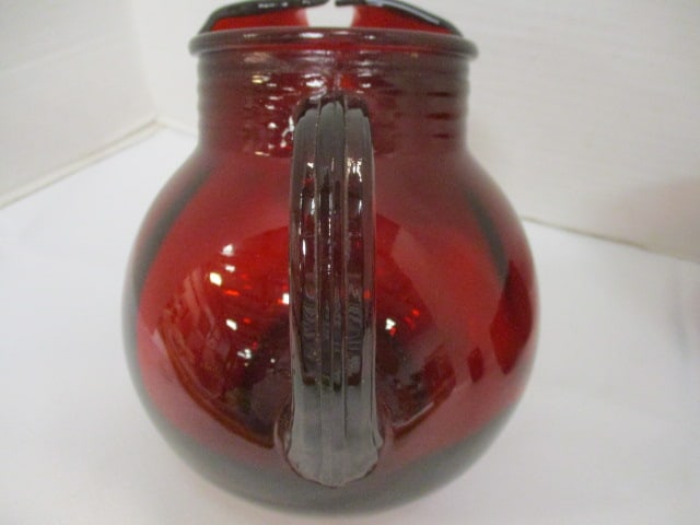 Anchor Hocking Ruby Red Roly Poly Pitcher & Tumbler Set - 7