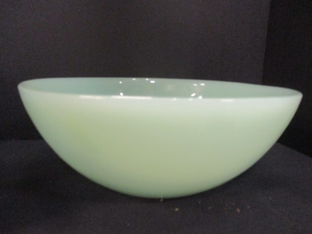 Fireking Jadeite (Lot of 3) 5" Mugs & Unmarked Jadeite 4" Bowl - 2
