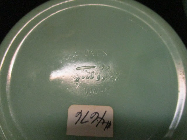 Fireking Jadeite (Lot of 3) 5" Mugs & Unmarked Jadeite 4" Bowl - 9