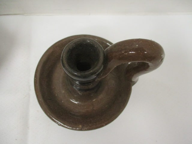 BB Craig Pottery 6" Jug & BB Craig 6" Candle Holder - 3