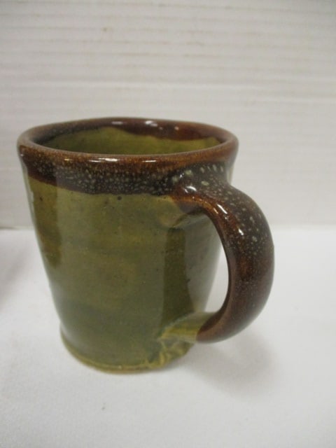 EJ Brown Stoneware Mug & Signed Pottery Ugly Face Mug - 2