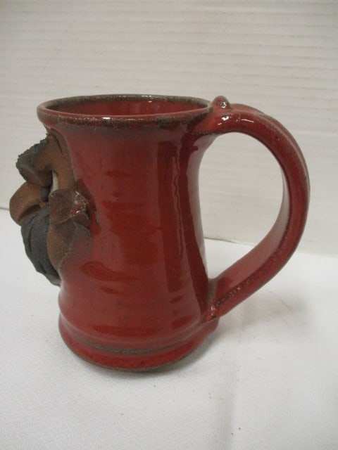 EJ Brown Stoneware Mug & Signed Pottery Ugly Face Mug - 6