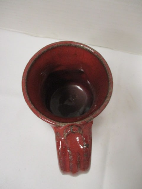 EJ Brown Stoneware Mug & Signed Pottery Ugly Face Mug - 8