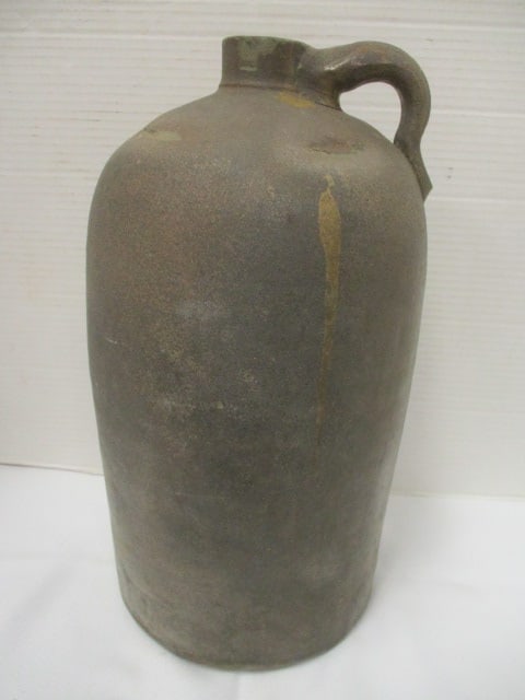 CC Brown Salt Glaze Stoneware Jug (1 of 4)