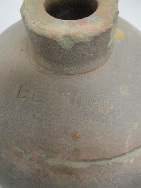 CC Brown Salt Glaze Stoneware Jug - 4