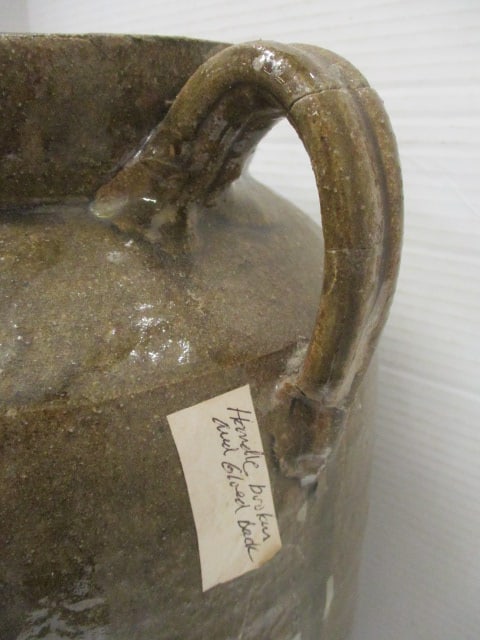 Catawba Valley Stoneware Crock w/Olive Green Glaze #4 - 2