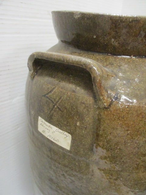 Catawba Valley Stoneware Crock w/Olive Green Glaze #4 - 3