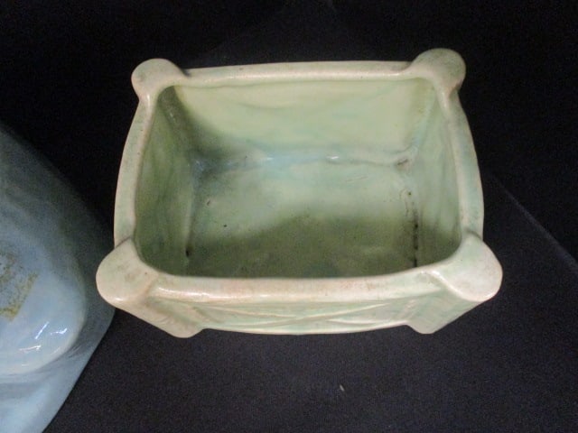 Donkey w/Car Planter (5 1/2"), Yellow Log Planter 7" Long, - 3