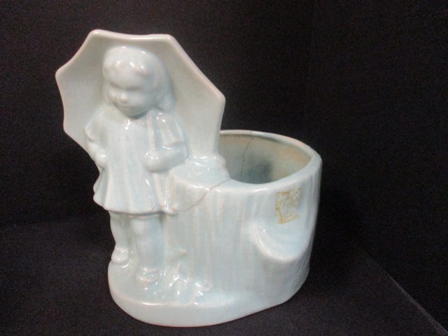 Donkey w/Car Planter (5 1/2"), Yellow Log Planter 7" Long, - 5