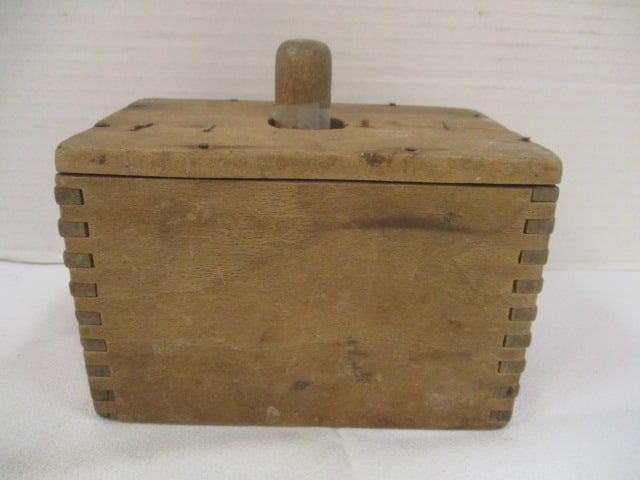 Rectangular Wood Butter Mold w/Dovetail Joints (1 of 5)