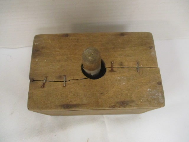 Rectangular Wood Butter Mold w/Dovetail Joints - 2