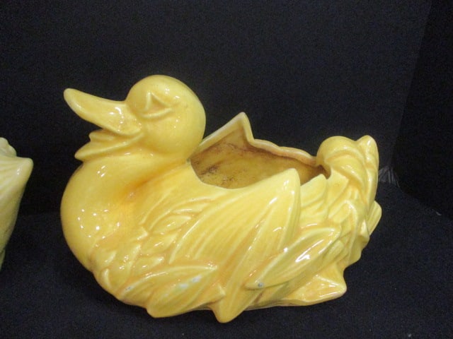 Ducks & Swan Planters Grouping - 2