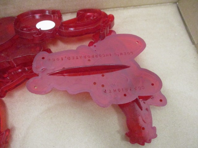 Aunt Jemima Vtg. Aluminum Pancake Mold & Red Plastic - 2