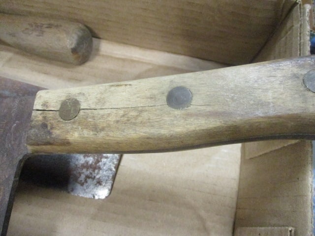 Carbon Steel Meat Cleavers (Lot of 2) - 5