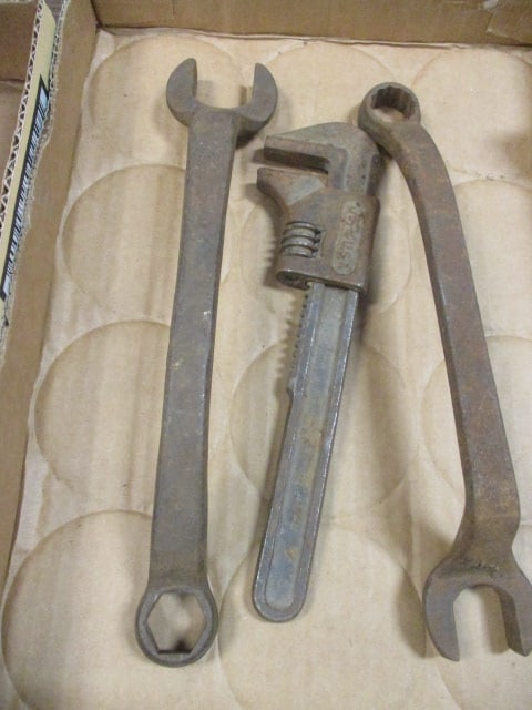 Ford Combination Wrench (Lot of 2) & Ford Adjustable Wrench - 3