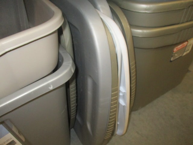 8 Plastic Totes Grouping - 5
