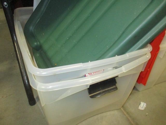 8 Plastic Totes Grouping - 2