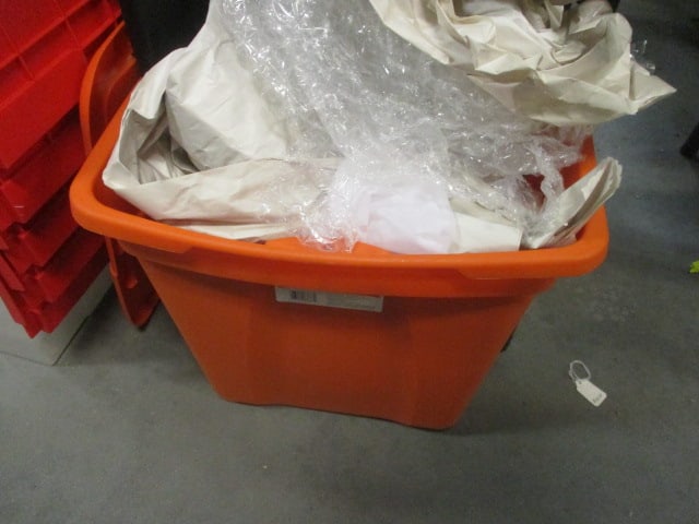 8 Plastic Totes Grouping - 5