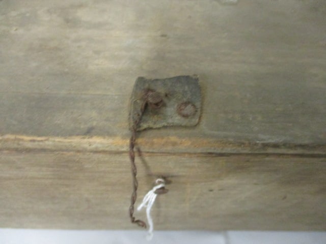Wood Vtg. Crate w/Flip Top - 3