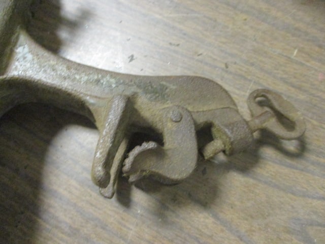 Alexanderwerk Cast Iron Hand Crank Meat Grinder #376 - 2