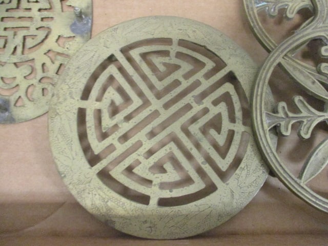 Brass Trivets (Lot of 7) - 4