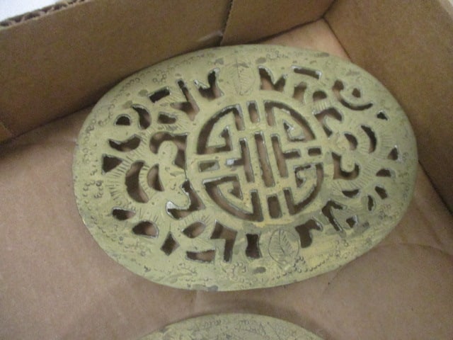 Brass Trivets (Lot of 7) - 5