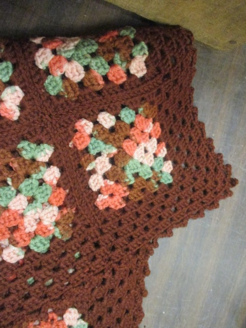 Granny Square Crochet Handmade Afghan - 2