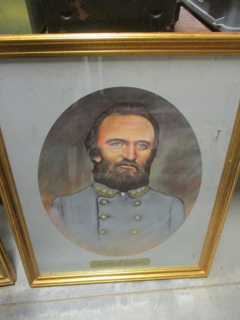 Stonewall Jackson Framed Print: 25 x 31