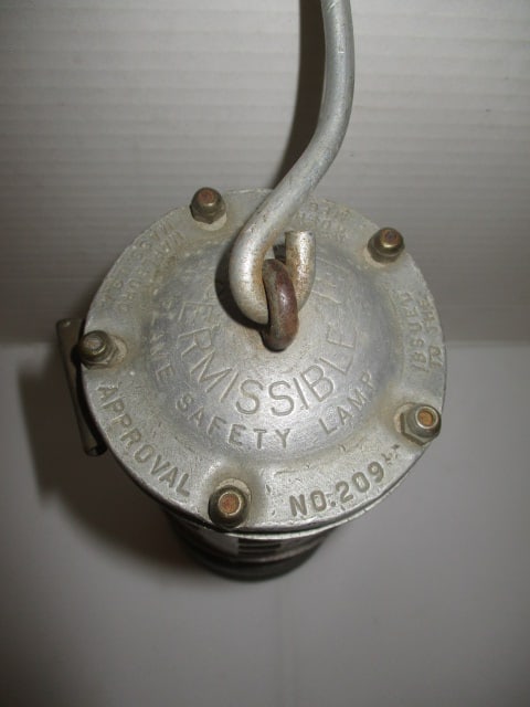 Esau Kohler Permissable Flame Safety Lamp Coal Miners Lamp - 2
