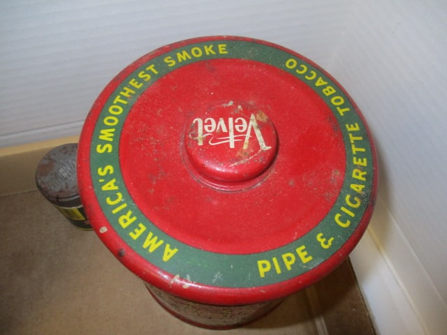 Tobacco Vtg. Tins, Cigarette Tin, etc. - 5
