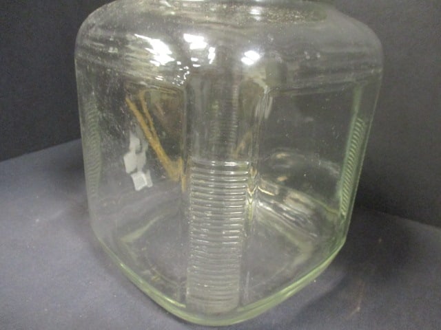 Vtg. Hoosier Cabinet Glass Storage Jar - 3