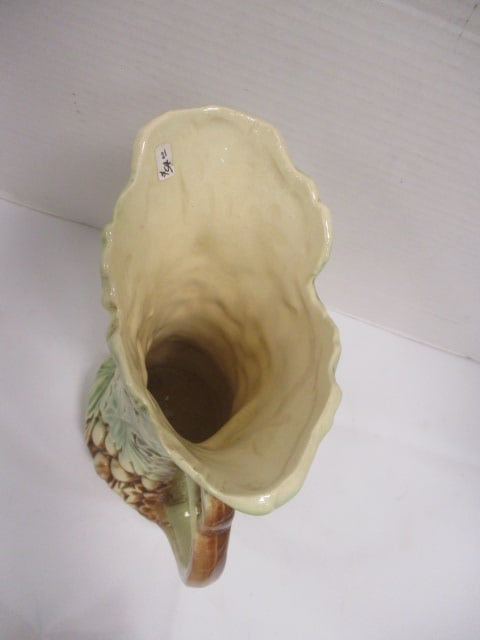 McCoy Pottery Grape & Leaf Ewer Pitcher - 3