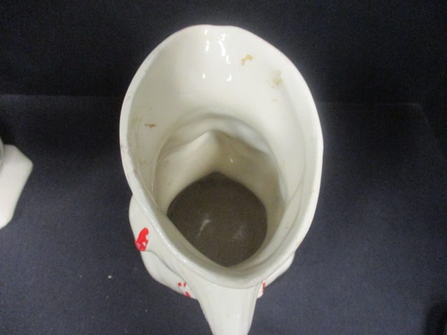 Shawnee Pottery 'Colonial Pig' Creamer 5 1/2", & USA Shawnee - 5