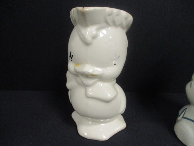 Shawnee Pottery 'Colonial Pig' Creamer 5 1/2", & USA Shawnee - 6