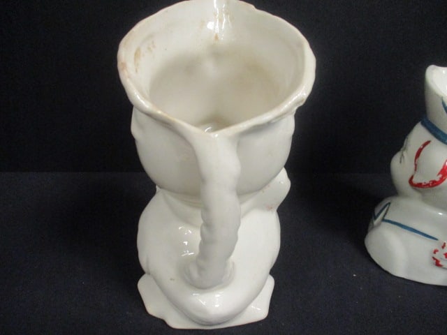 Shawnee Pottery 'Colonial Pig' Creamer 5 1/2", & USA Shawnee - 9